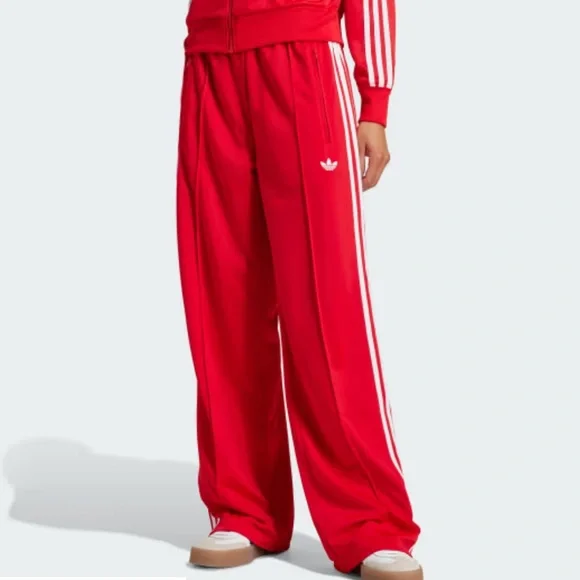 NWT Adidas Firebird Loose Wide Leg Baggy Track Pants